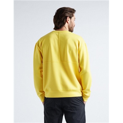 Technical Sweatshirt, Men, Yellow