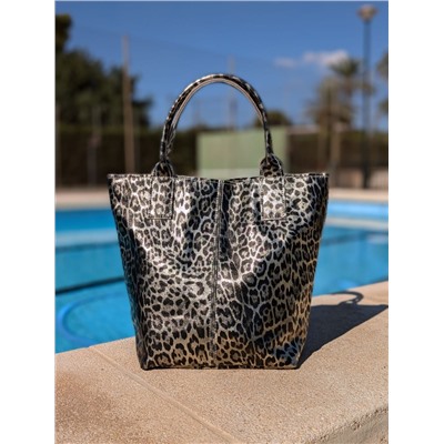 PELLE - Shopper napa print