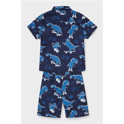Set - Hemd, Kurzarmshirt und Shorts - Bio-Baumwolle