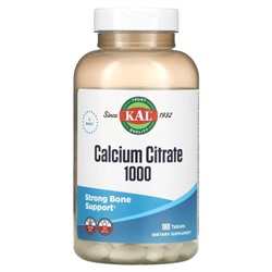 KAL Calcium Citrate D-3 1000mg / 25mcg, 90 таб.