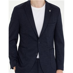 Lacivert Ekstra Slim Fit Spor Takım Elbise