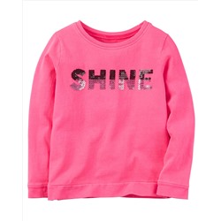 Neon Sequin Shine Top