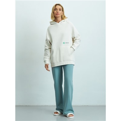 Трикотажный худи свободного силуэта oversize