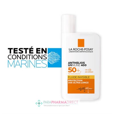 La Roche Posay Anthelios UVmune 400 - SPF50+ - Fluide Invisible - Avec Parfum 50ml