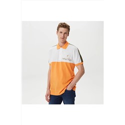 Nautica Erkek Turuncu Classıc Fıt Kısa Kollu Polo K35516T