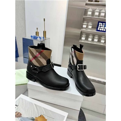 Ботинки Burberr*y 🖤  Реплика 1:1