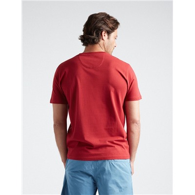 Basic T-shirt, Men, Dark Red