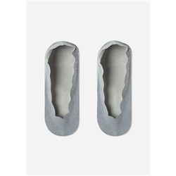 Unsichtbare Socken mit Glitzer