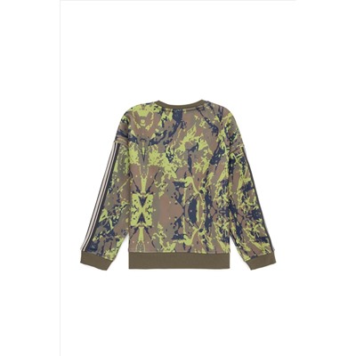 Erkek Çocuk Haki Sweatshirt