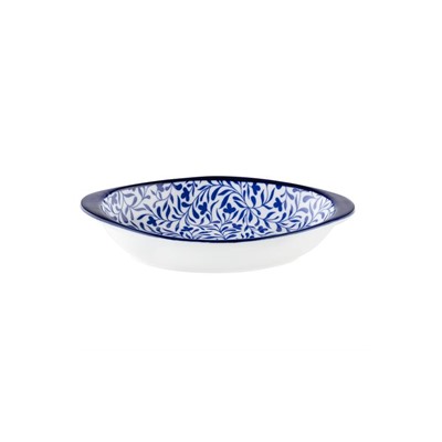 Rêve Bleu Tours New Bone China Oval Kulplu Tabak