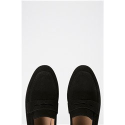 Mocasines de nobuk Negro