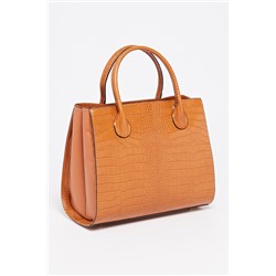 Bolso de piel Fame Coñac
