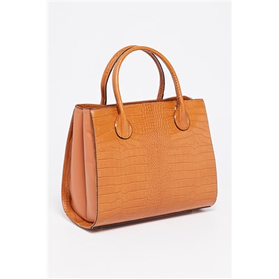 Bolso de piel Fame Coñac