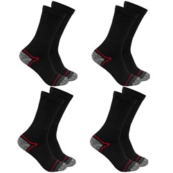 KIRKJUBØUR® "Climb" Outdoor Wandersocken 4 Paar rot
