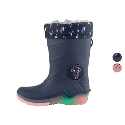 LUPILU® Kleinkinder Regenstiefel Mädchen, mit Licht
