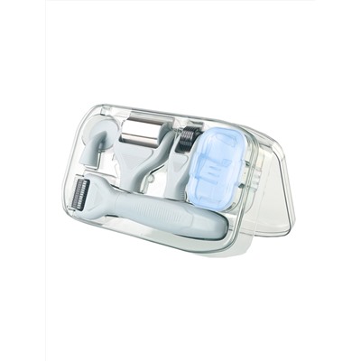 [DRS] НАБОР Мезороллер для лица 6 в 1 с ОХЛАЖДАЮЩЕЙ НАСАДКОЙ Derma Roller Kit With Ice Roller 6 in 1 Ice, 1 шт