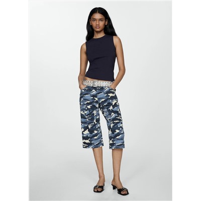 Bermudas vaqueras camuflaje