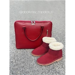 Ab.Zapatos UGY NEW R GRANATE+Ab. Z. PELLE · PORTATEL/2 napa (1210) burdeos АКЦИЯ