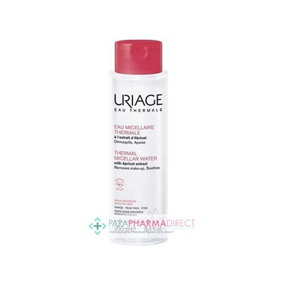 Uriage Eau Micellaire Thermale - Démaquille & Apaise - Peaux Sensibles 250 ml