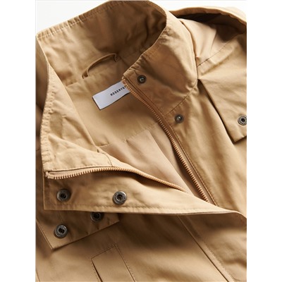 Parkajacke mit Kapuze