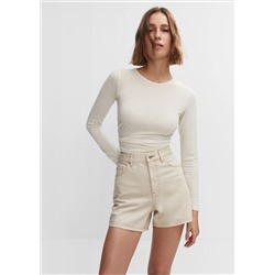 Shorts vaqueros tiro alto