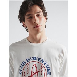 Canoe T-shirt, Men, Beige