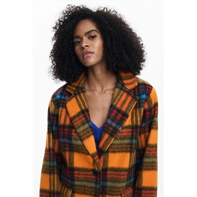 ABRIGO CUADROS OVERSIZE