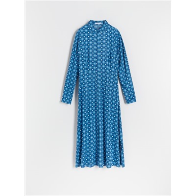 Hemdblusenkleid aus Viskose