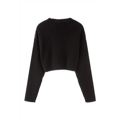 Jersey de lana Negro
