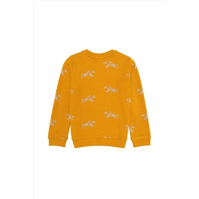 Erkek Çocuk Safran Sweatshirt