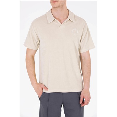 Erkek Taş Comfort Polo Yaka Tişört