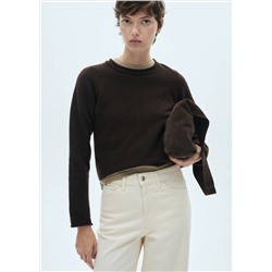 Jeans culotte tiro medio