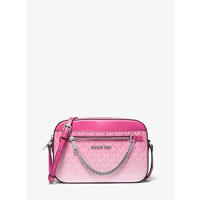 Jet Set Large Ombré Signature Logo Crossbody Body