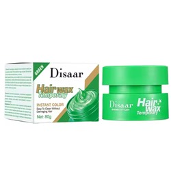 [DISAAR] Воск для волос ЦВЕТНОЙ (зеленый) Temporary Hair Color Wax (Green), 80 г