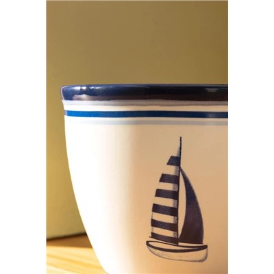 Marine Ocean 2'li Kupa Seti - Mavi/Beyaz - 245 ml