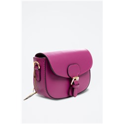 Bandolera de piel Annone Violeta