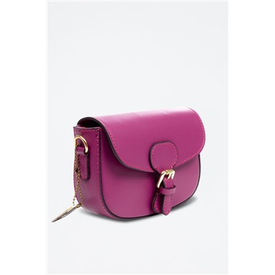 Bandolera de piel Annone Violeta