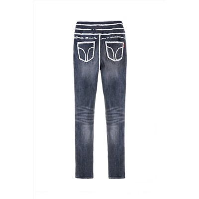 Vaquero slim de tiro alto Negro