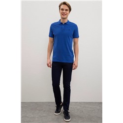 Erkek Saks Basic Polo Yaka Tişört