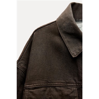 ZW COLLECTION OVERSIZE WAXED JACKET