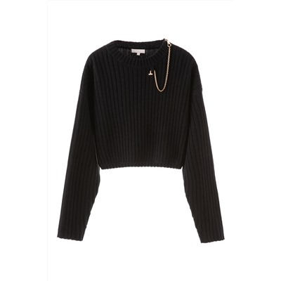 Jersey de lana Negro