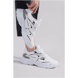 Tonny Black Unisex Beyaz Faylon Taban Spor Ayakkabı Tbb013 TBB013-0