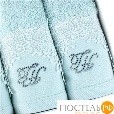 T1211T10047187 Tivolyo Home JULIET набор салфеток бирюзовый 3 пр 30х50