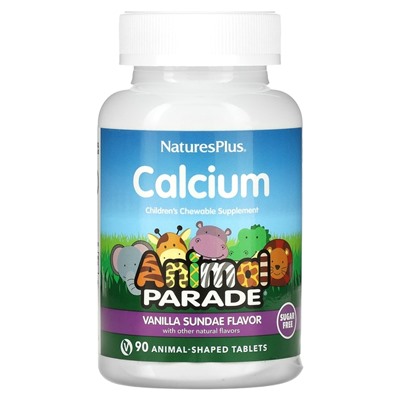 Кальций NaturesPlus, 90 шт, таблетки жевательные