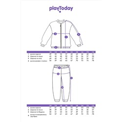 Комплект (Толстовка+Брюки) PLAYTODAY, 1127067