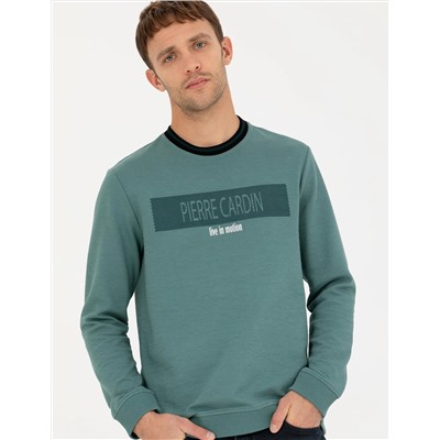 Yeşil Regular Fit Sweatshirt