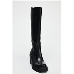 HEELED BOOTS WITH TRACK SOLES