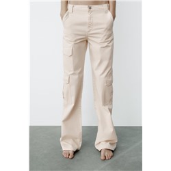 WIDE-LEG CARGO TRF TROUSERS