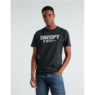 Snoopy' T-shirt, Men, Black