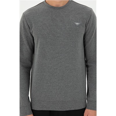 Erkek Antrasit Melanj Sweatshirt